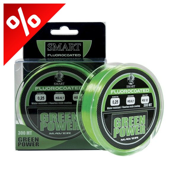 MAVER MONOF. GREEN POWER FLUORINE 300M 0,25MM