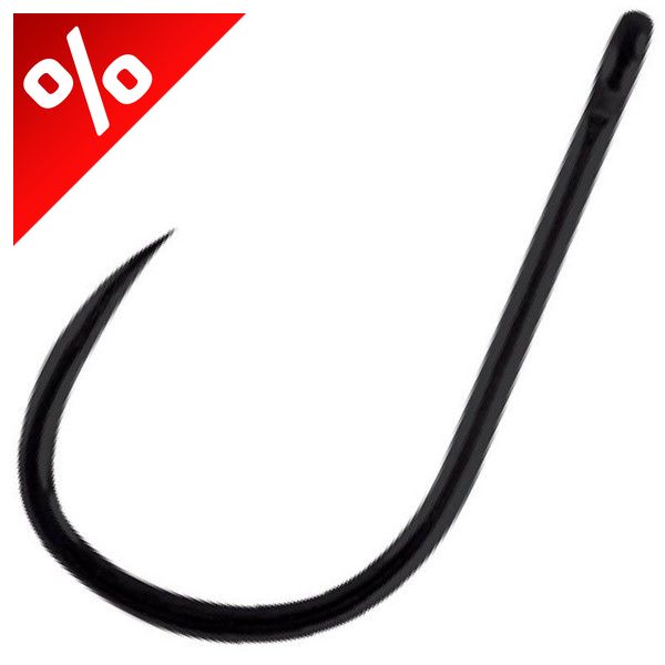 MAVER HOOK KATANA BLACK NICK.BARBLESS RINGED 18 20 DB/CSOMAG