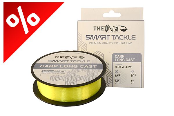 THE ONE CARP LONG CAST FLUO YELLOW 600M 0.20MM 5,45KG 12LB