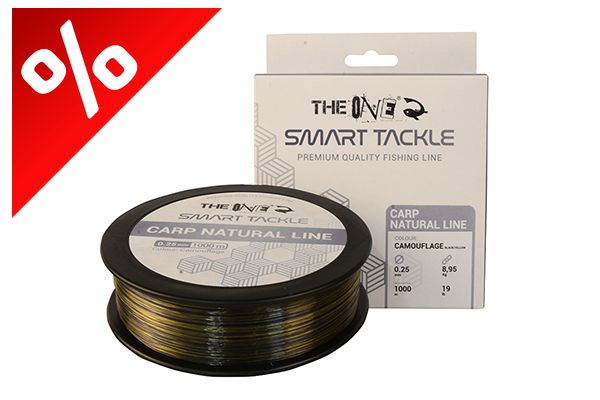 THE ONE CARP NATURAL LINE CAMOUFLAGE 1000M 0.25MM 8,95KG 19LB