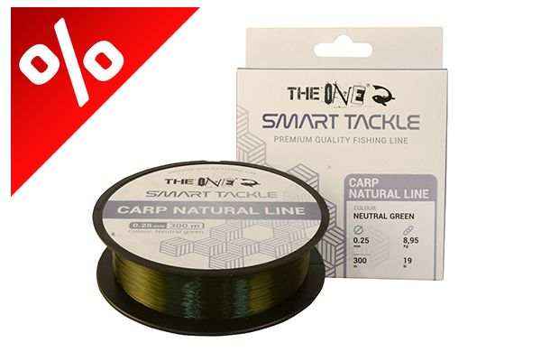 THE ONE CARP NATURAL LINE NEUTRAL GREEN 300M 0.30MM 12,65KG 27LB