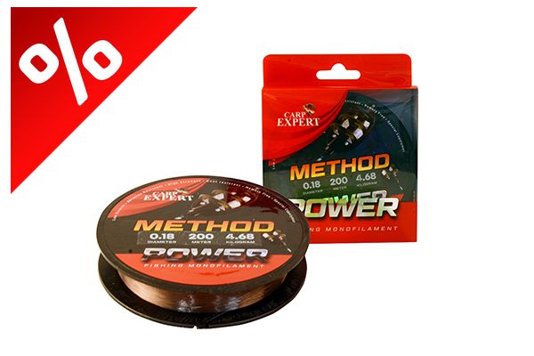 CARP EXPERT POWER METHOD FEEDER 200M 0.18MM