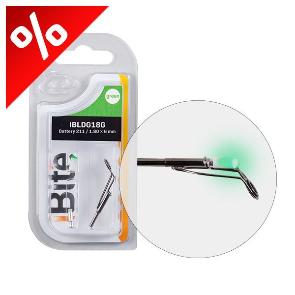 IBITE FEEDER SPICCGYŰRŰ KIT 211 ELEM + ZÖLD LED + GYŰRŰ 2.40X6MM