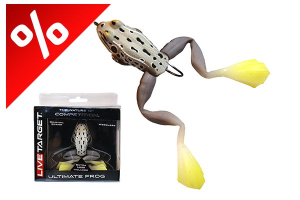 LIVETARGET THE ULTIMATE FROG STRIDE BAIT ALBINO / WHITE 50 MM 21 G
