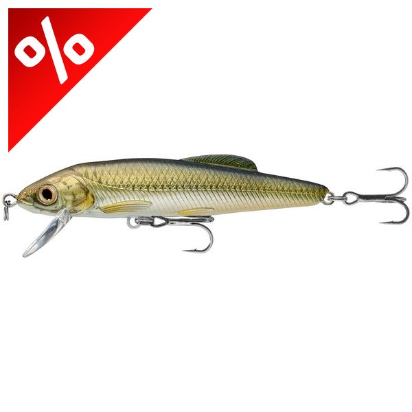 LIVETARGET MINNOW FINESSE JERKBAIT SILVER/PUMPKIN 60 MM 11G