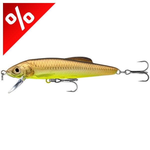 LIVETARGET MINNOW FINESSE JERKBAIT CHARTREUSE BELLY 60 MM 11G
