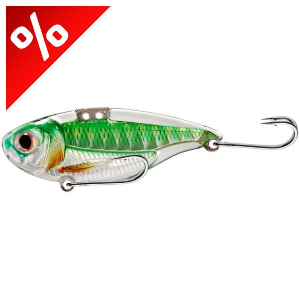 LIVETARGET SONIC SHAD BLADE BAIT SILVER/PUMPKIN 50 MM 11G