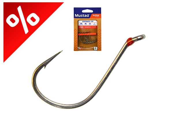 MUSTAD DENTANATO HOOK TOP, 1/0 7DB/CSOMAG