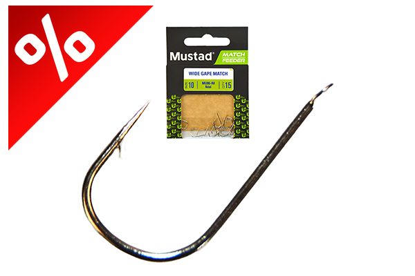 MUSTAD ULTRA NP WIDE GAPE POWER SPADE BARBED 12 10DB/CSOMAG