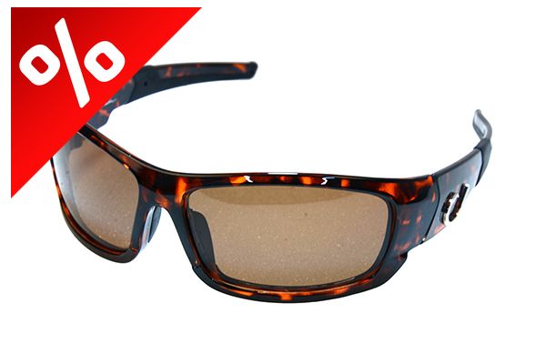 MUSTAD HP POLARIZED SUNGLASSES - TORTOISE FRAME, AMBER LENS