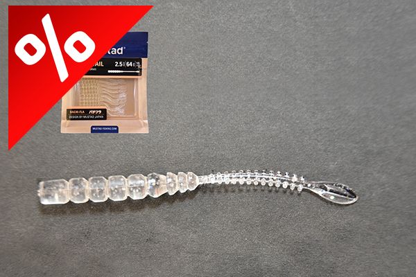 MUSTAD AJI BEAVER TAIL 2.5   ORANGE LUMINOUS 12DB/CSOMAG