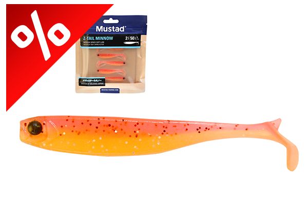 MUSTADMEZASHI Z-TAIL MINNOW 2"SHOCK PINK 6DB/CSOMAG