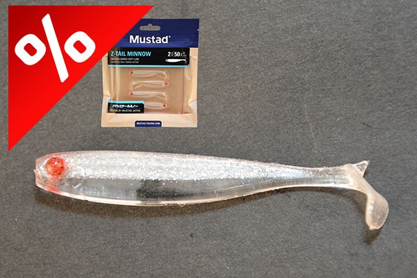 MUSTADMEZASHI Z-TAIL MINNOW 2"SHIRASU 6DB/CSOMAG