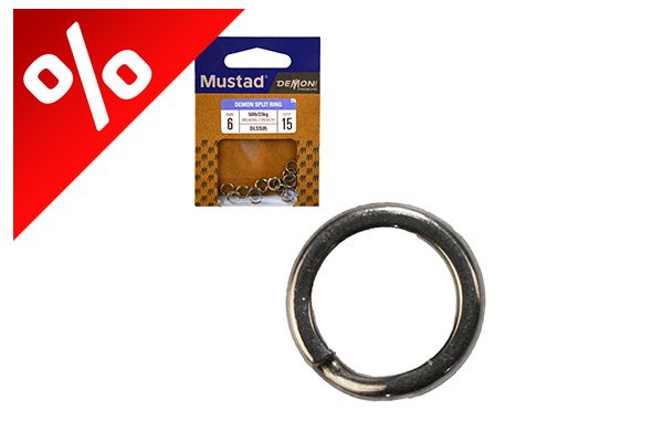 MUSTAD SS POWER SPLIT RING 10 12DB/CSOMAG