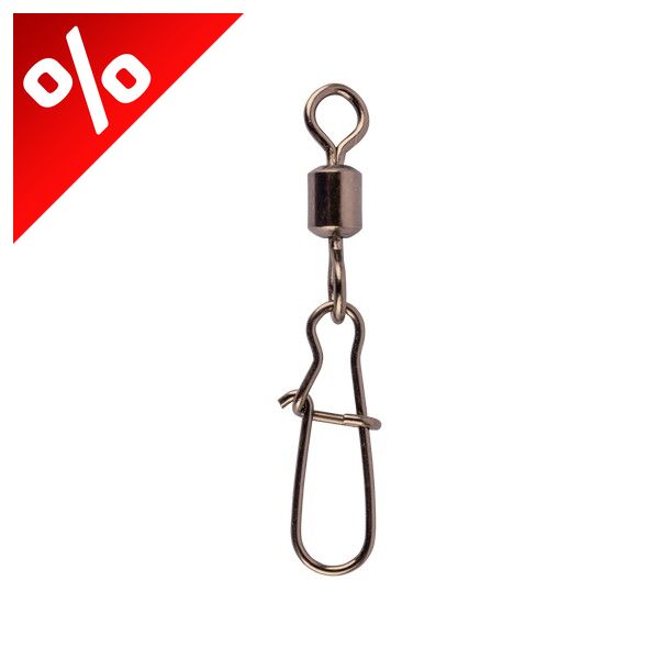 MUSTAD POWER ROLLING SWIVEL W/ DUO LOCK 8 10DB/CSOMAG