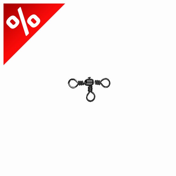MUSTAD BARREL THREE WAY CROSS SWIVEL 10 10DB/CSOMAG