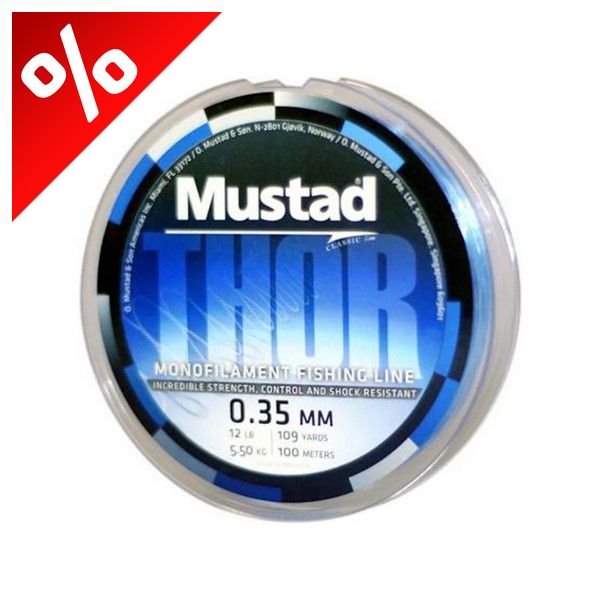 MUSTAD THOR SUPER SOFT MONO 20M 0.90 70LB CLEAR CLEAR