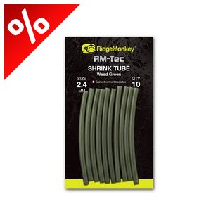 RIDGEMONKEY CONNEXION SHRINK TUBE WEED GREEN 2,4MM ZSUGORCSŐ