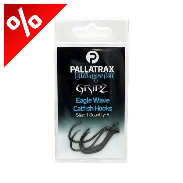 PALLATRAX GRIPZ CATFISH HOOKS (5) SIZE 1