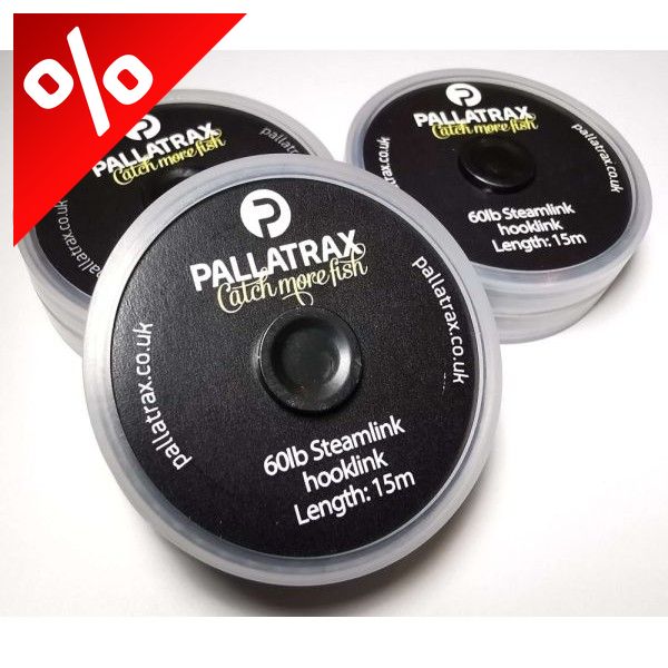 PALLATRAX HOOKLINKS 60LB STEAMLINK 15M
