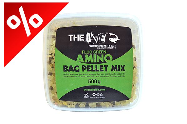 THE ONE AMINO BAG PELLET MIX FLUO GREEN 500 GR