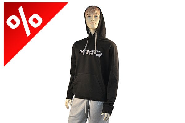 THE ONE HOODED SWEATSHIRT BLACK/FINE GREY S
