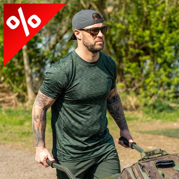 RIDGEMONKEY APEAREL COOLTECH CAMO EDITION T-SHIRT S