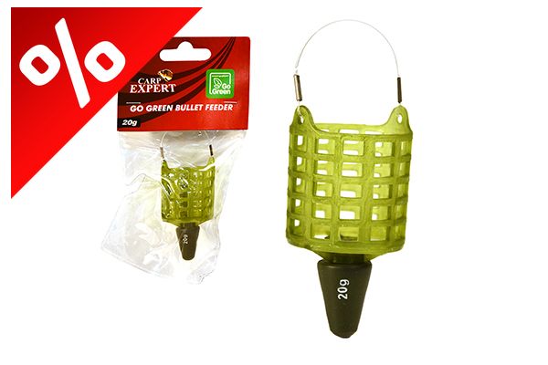 CARP EXPERT GO GREEN BULLET FEEDER KOSÁR 40G