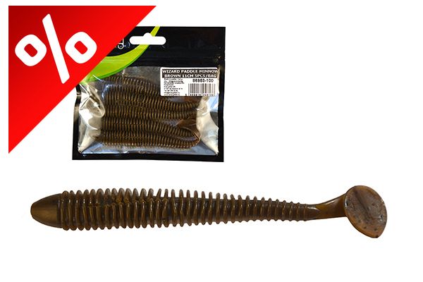 WIZARD POWER MINNOW BROWN 11CM 5PCS/BAG