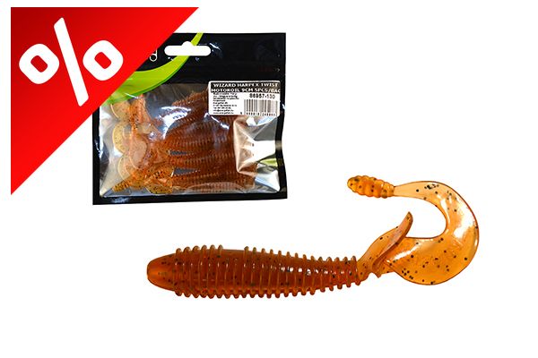 WIZARD HARPEX TWIST DOUBLE EVO  MOTOROIL 9CM 5PCS/BAG