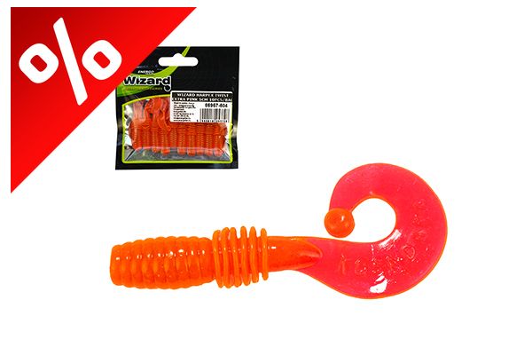 WIZARD HARPEX TWIST WHITE 5CM 10PCS/BAG
