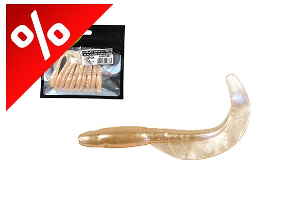 WIZARD HARPEX TWIST PEACH 6CM 10PCS/BAG
