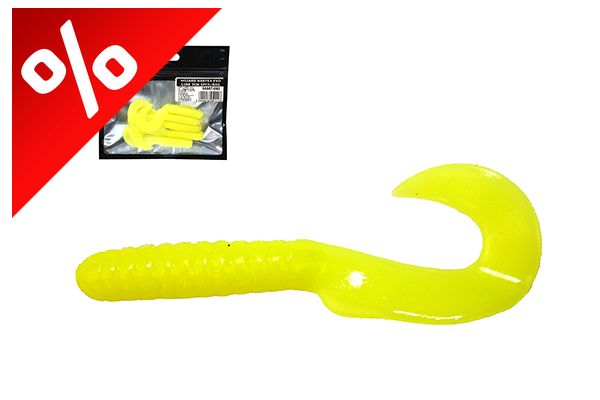 WIZARD HARPEX TWIS  GREEN 6CM 5PCS/BAG