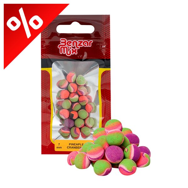 BENZAR MIX INSTANT 4C METHOD POP UP 7MM SÁRGA, PIROS, ZÖLD, BARNA