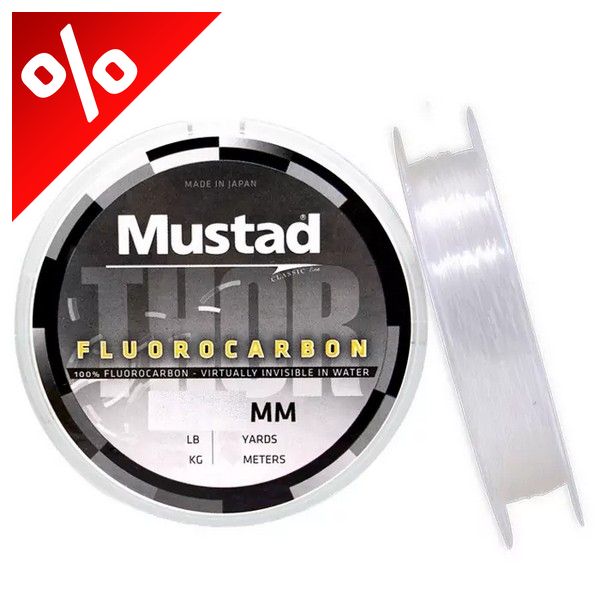 MUSTAD THOR FC LEADER 33YD 60LB 27,2KG C 30M CLEAR