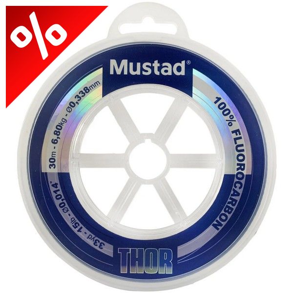 MUSTAD THOR FC LEADER 33YD 80LB 36,3KG C 30M CLEAR