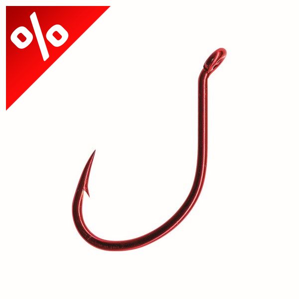 MUSTAD RED DROPSHOT HOOKS 6 10DB/CSOMAG