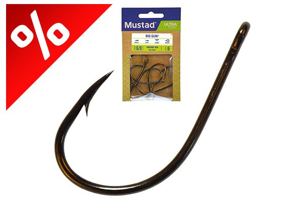 MUSTAD BIG GUN HOOKS 4 10DB/CSOMAG