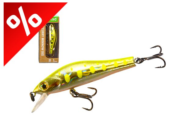 MUSTAD SCURRY MINNOW 55S YELLO