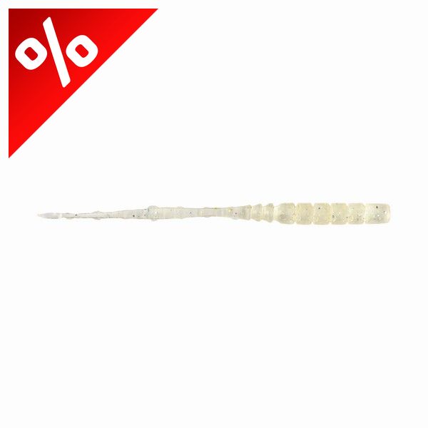MUSTAD AJI STRAIGHT TAIL 3   CLEAR RAINBOW GLITTER 12DB/CSOMAG