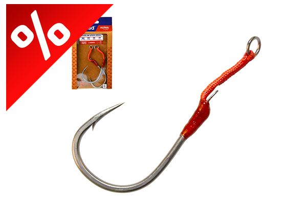 MUSTAD HOODLUM SPEED SINGLE,  10/0 TITAN STEEL 2PCS/BAG