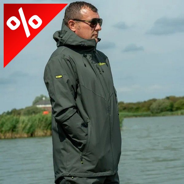 RIDGEMONKEY APEAREL THERMAPRO WATERPROOF SHELL COAT GREEN XXL