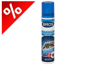 BROS SZÚNYOG- ÉS KULLANCSRIASZTÓ AEROSZOL 90 ML