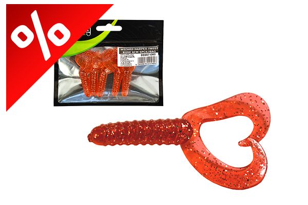 WIZARD HARPEX TWIST ROSE 6CM 5PCS/BAG