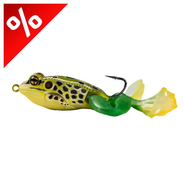 LIVETARGET THE ULTIMATE FROG STRIDE BAIT EMERALD / BROWN 50 MM 21 G