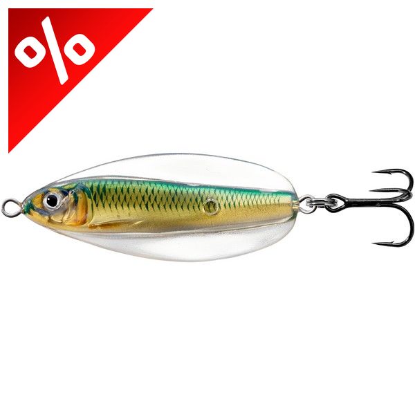 LIVETARGET ERRATIC SHINER SPOON GOLD/GREEN55 MM 11 G