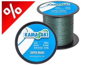 KAMASAKI SUPER BRAID 1000M 0,15MM