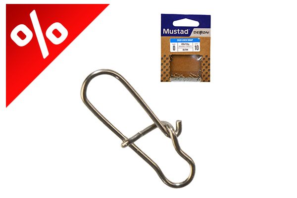 MUSTAD DUO LOCK SNAP 3 10DB/CSOMAG