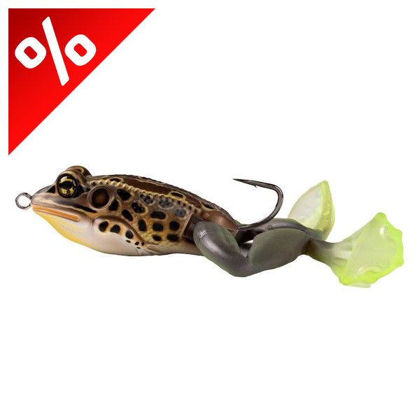 LIVETARGET THE ULTIMATE FROG STRIDE BAIT TAN / BROWN 50 MM 21 G