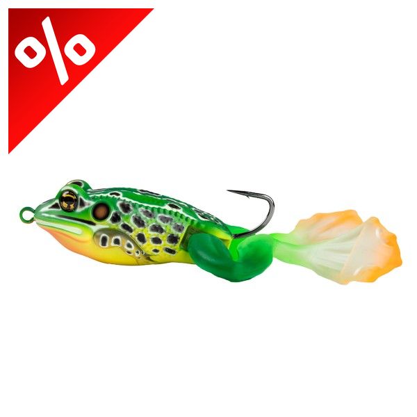 LIVETARGET THE ULTIMATE FROG STRIDE BAIT EMERALD / RED 50 MM 21 G